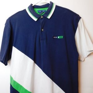 Izod Striped Polo Golf Shirt